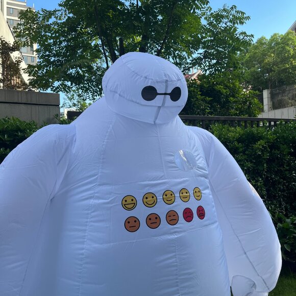 Inflatable Costume Outfit Big Hero 6 BayMax Halloween Cosplay Party for Adult - Picture 6 of 7